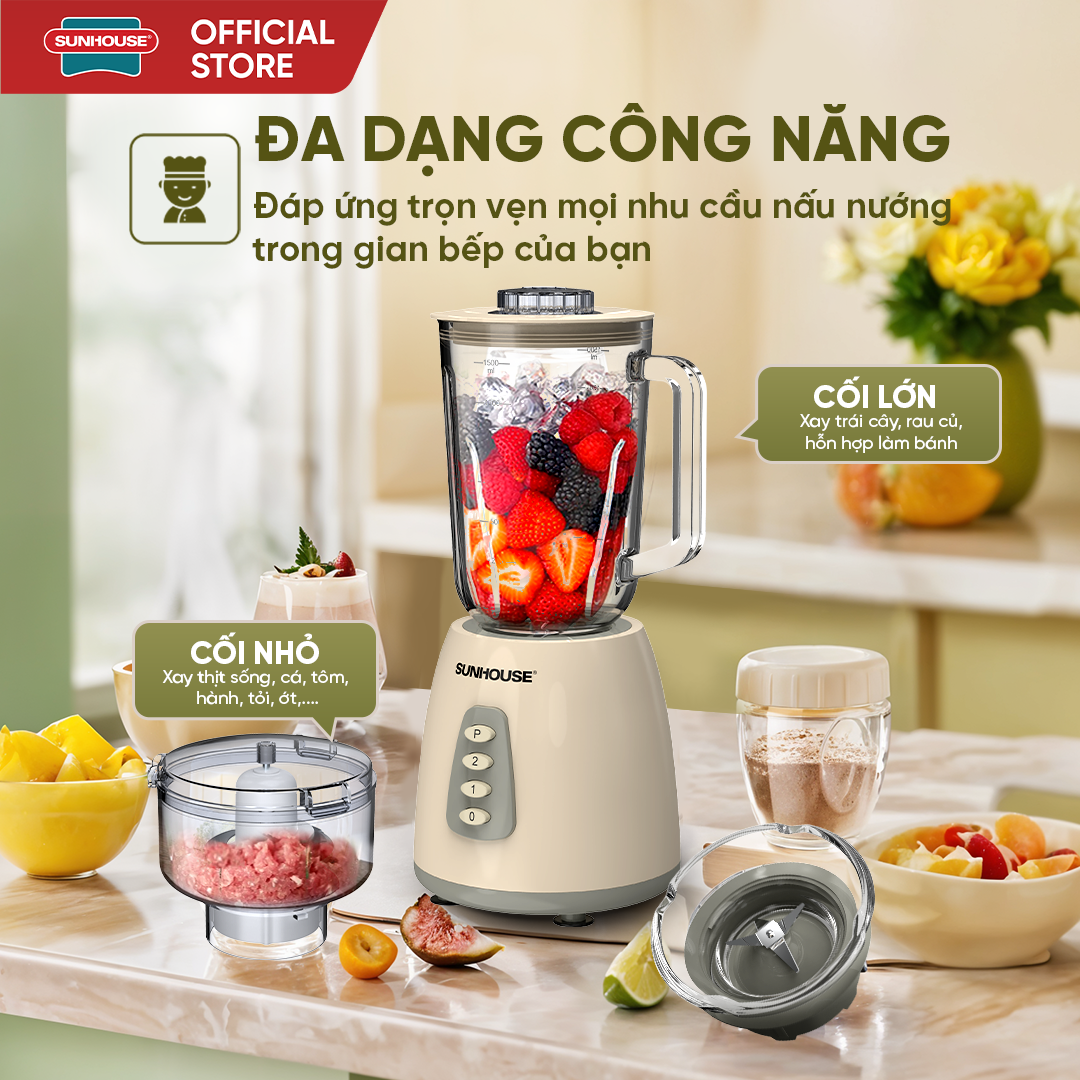 Máy xay sinh tố đa năng Sunhouse SHD5331 - Ảnh 6