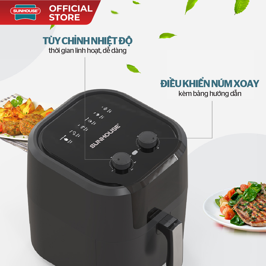 Nồi chiên không dầu 9L Sunhouse SHD4037 - Ảnh 6
