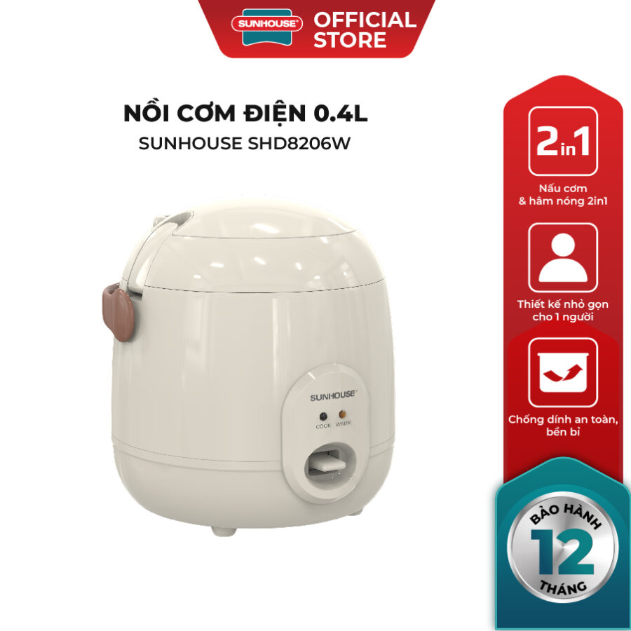 Nồi cơm điện 1.8L Sunhouse Mama SHD8667