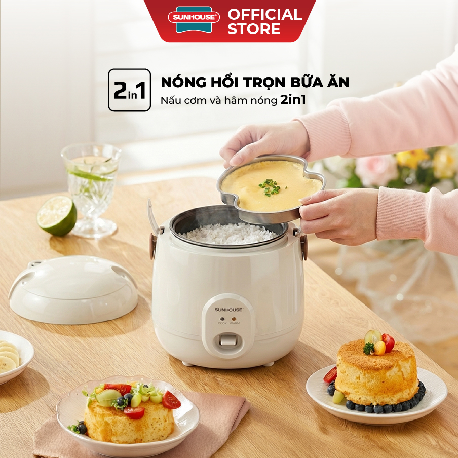 Nồi cơm điện 1.8L Sunhouse Mama SHD8667 - Ảnh 3