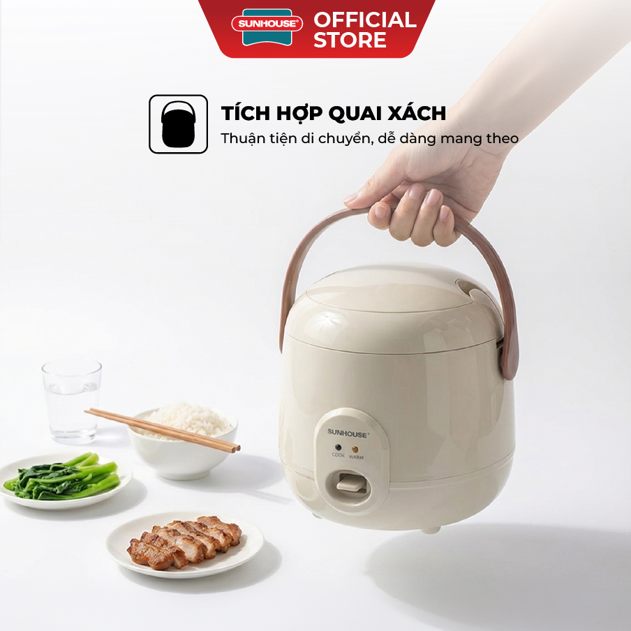Nồi cơm điện 1.8L Sunhouse Mama SHD8667 - Ảnh 4