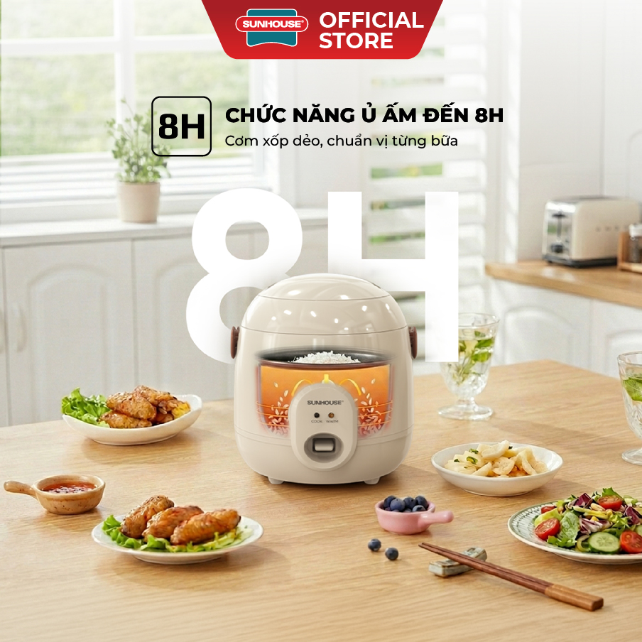 Nồi cơm điện 1.8L Sunhouse Mama SHD8667 - Ảnh 5