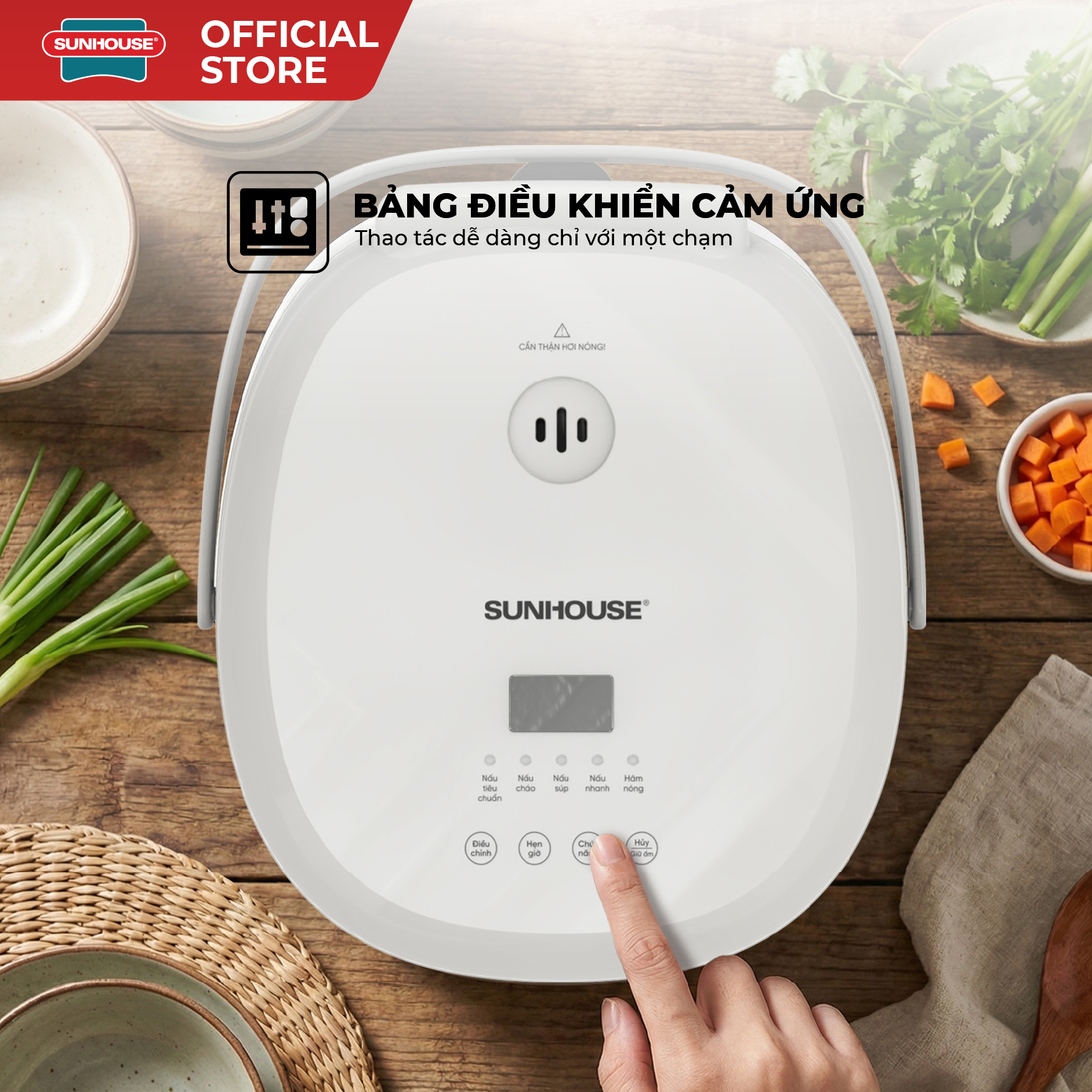 Nồi cơm điện tử 1L Sunhouse SHD8803 - Ảnh 7