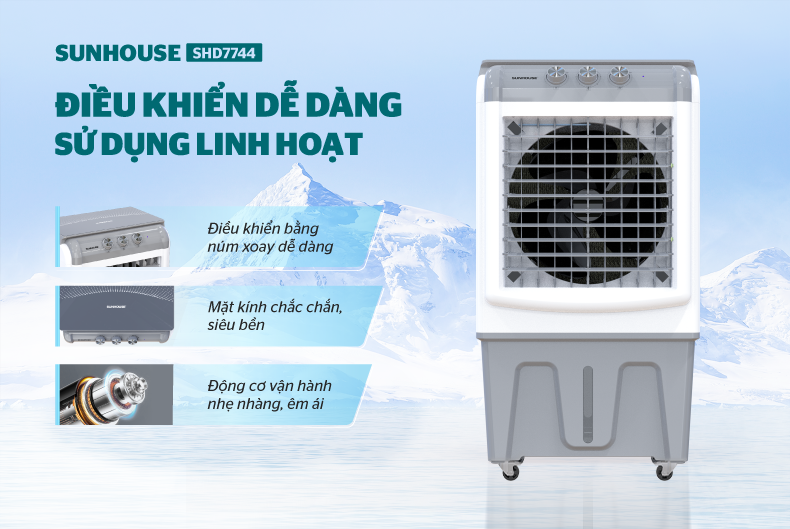 Máy làm mát không khí Sunhouse SHD7744 - Ảnh 5