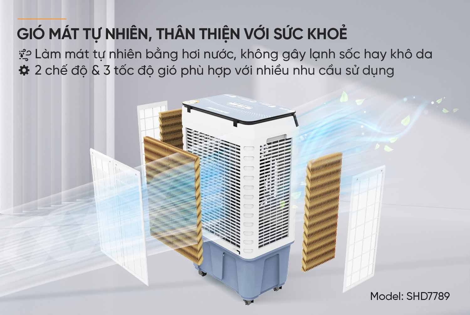 Máy làm mát không khí Sunhouse SHD7789 - Ảnh 3