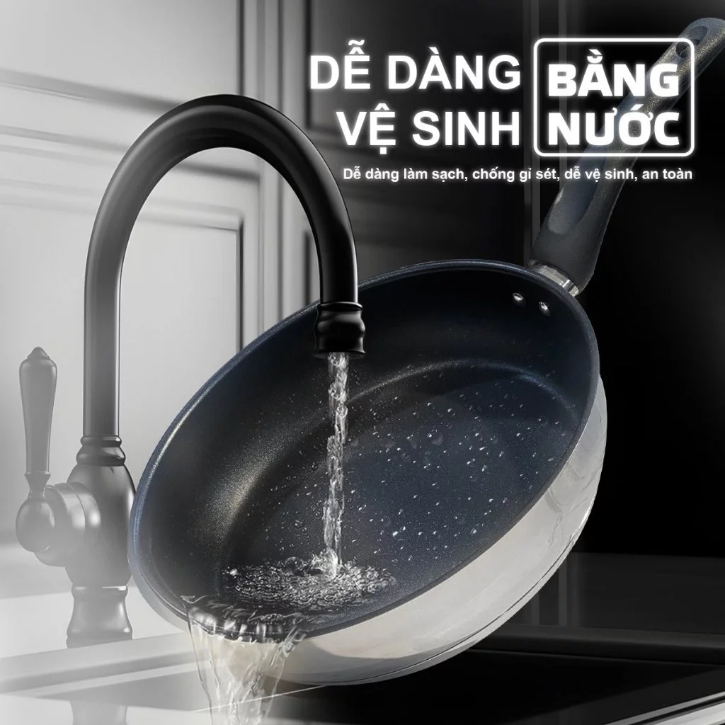 Chảo inox Goldsun GPA1400 - Ảnh 5
