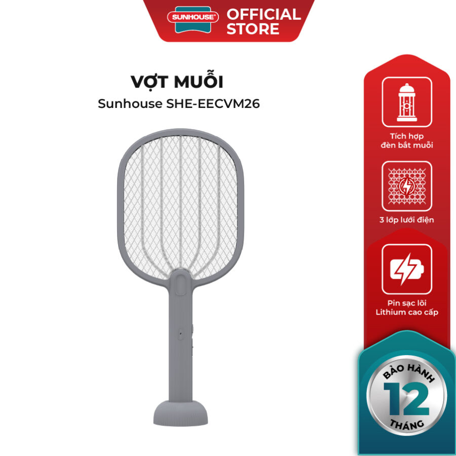 Vợt muỗi Sunhouse SHE-EECVM26