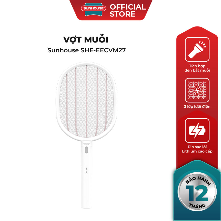 Vợt muỗi Sunhouse SHE-EECVM27