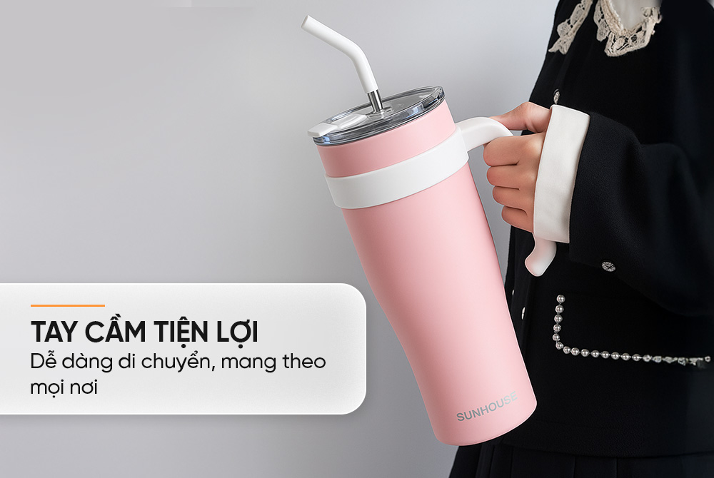 Bình giữ nhiệt Stay Hydrate 1200ml Sunhouse KS-TU1200SP - Ảnh 12