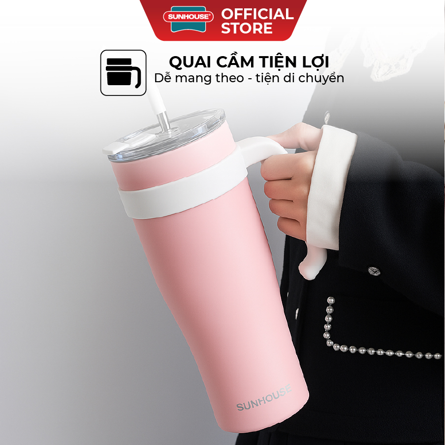 Bình giữ nhiệt Stay Hydrate 1200ml Sunhouse KS-TU1200SP - Ảnh 3