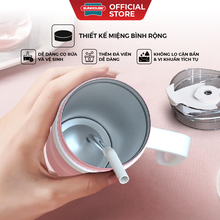 Bình giữ nhiệt Stay Hydrate 1200ml Sunhouse KS-TU1200SP - Ảnh 4