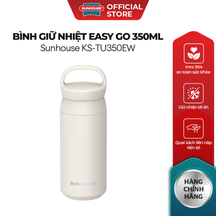 Bình giữ nhiệt Easy Go 350ml Sunhouse KS-TU350EW