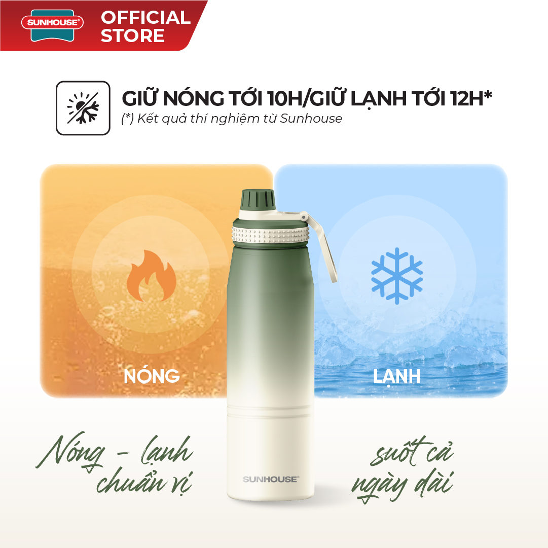BÌnh giữ nhiệt Ignite 900ml Sunhouse KS-TU900IG - Ảnh 2