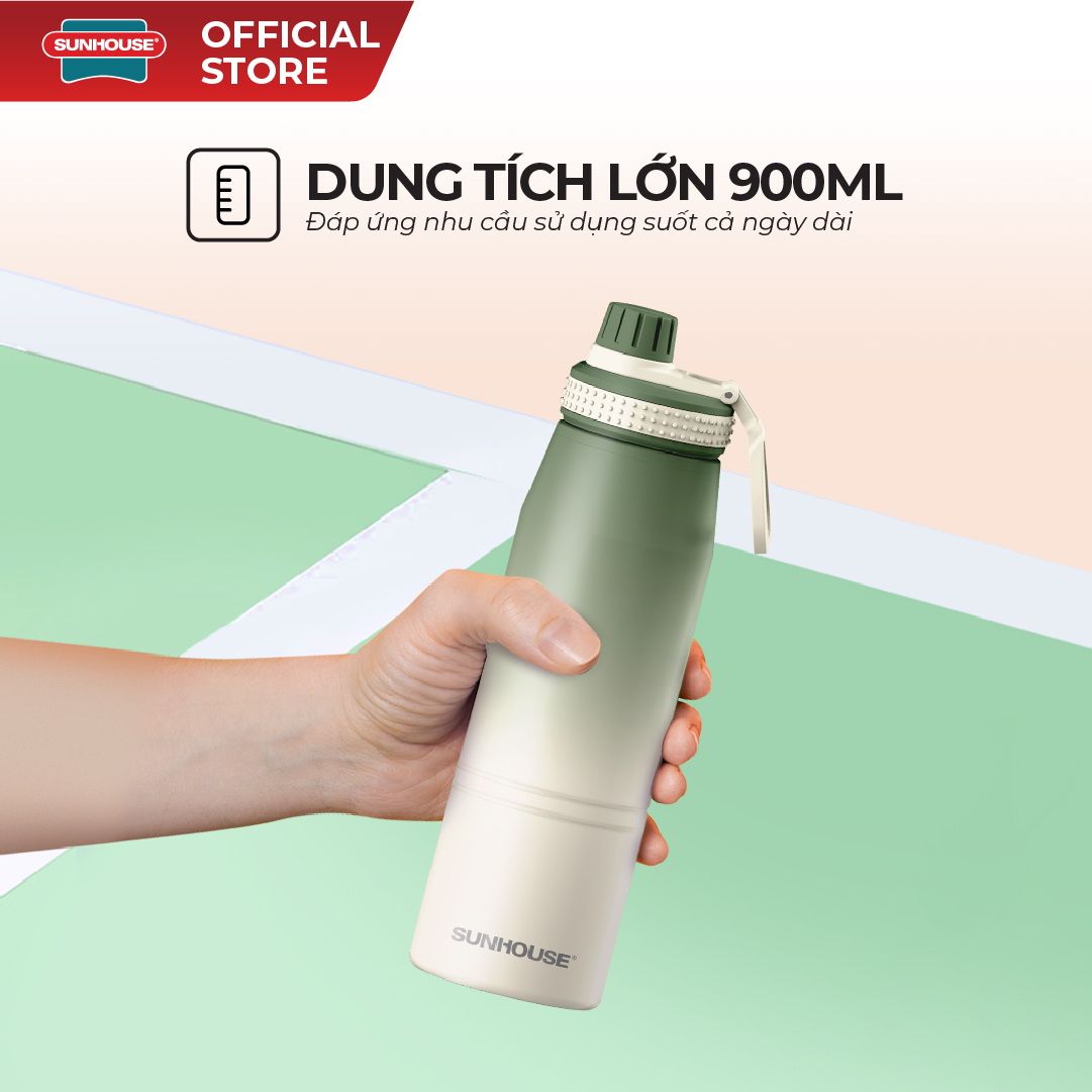 BÌnh giữ nhiệt Ignite 900ml Sunhouse KS-TU900IG - Ảnh 5