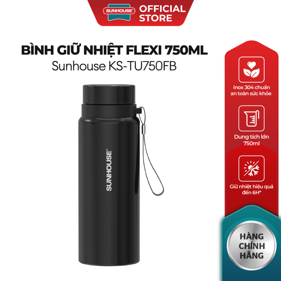 Bình giữ nhiệt Flexi 750 ml Sunhouse KS-TU750FB