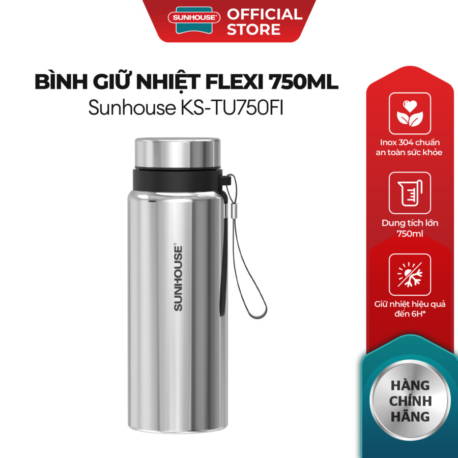 Bình giữ nhiệt Flexi 750 ml Sunhouse KS-TU750FI