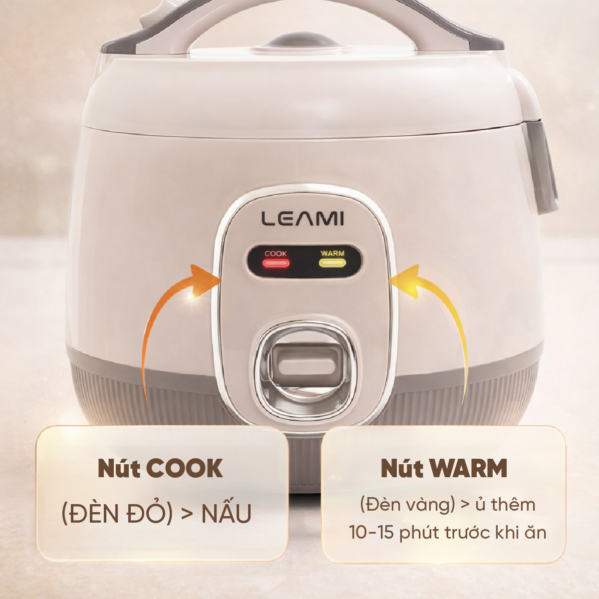Nồi cơm điện LEA-RC1201 - Ảnh 4