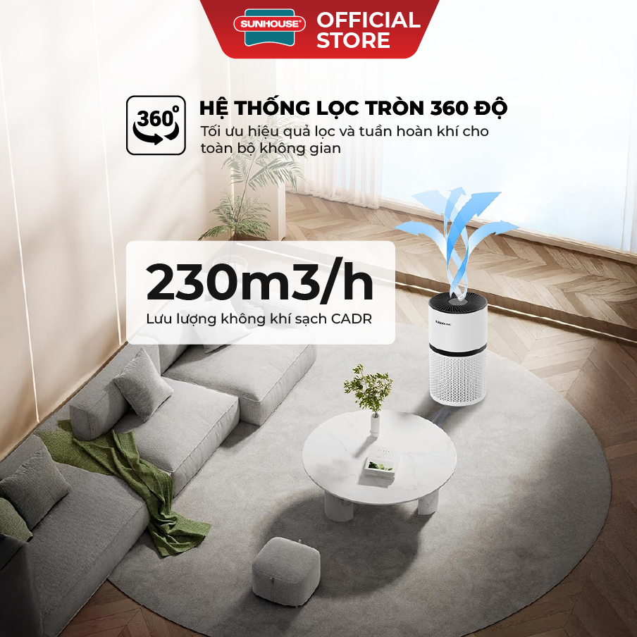Máy lọc không khí Sunhouse SHD-AP9712 - Ảnh 6