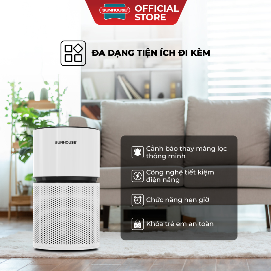Máy lọc không khí Sunhouse SHD-AP9712 - Ảnh 3