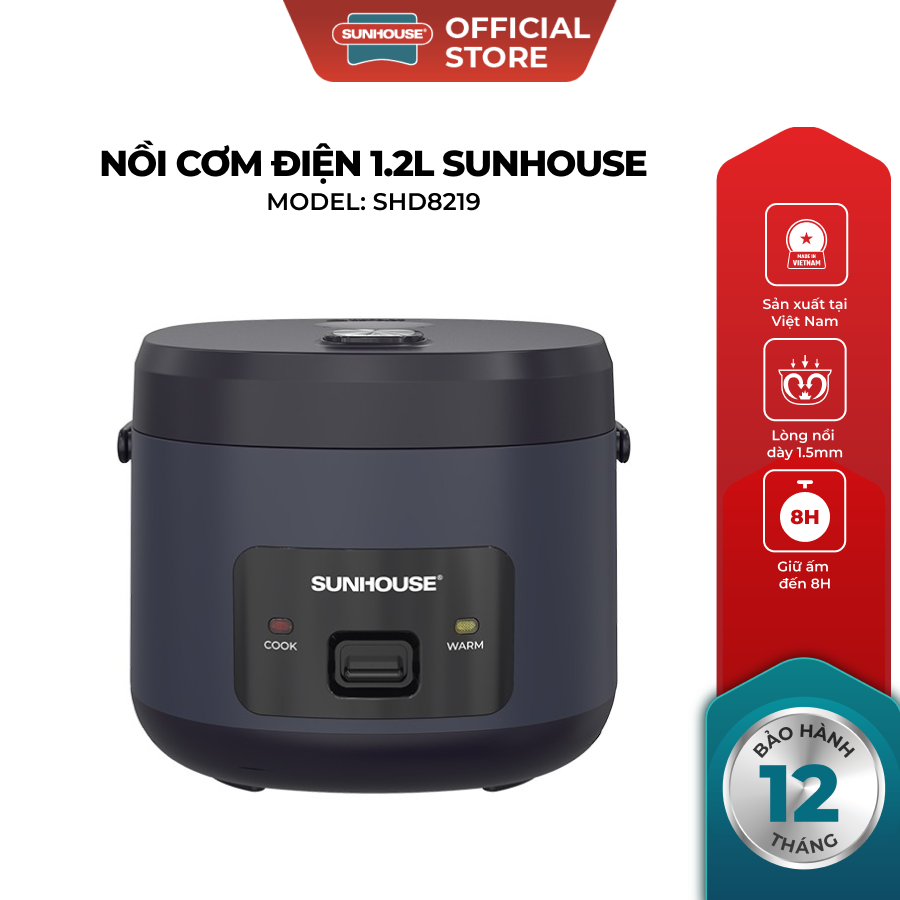 Nồi cơm điện 1.2L Sunhouse SHD8219