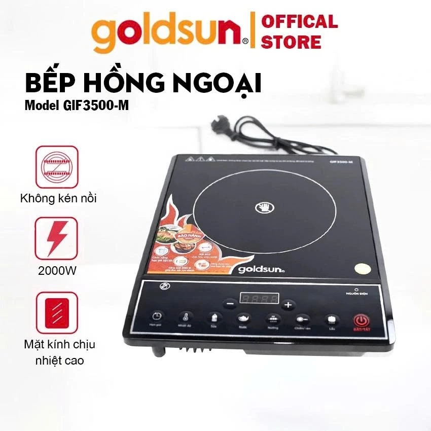Bếp hồng ngoại Goldsun GIF3500